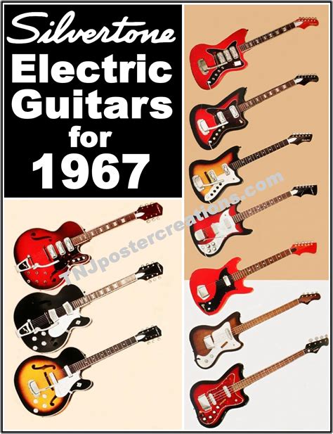 Vintage 1967 Silvertone Guitars Ad Vintage Guitars Electric Guitar