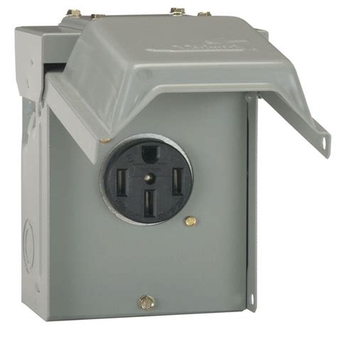 GE 50 Amp Temporary RV Power Outlet-U054P - The Home Depot