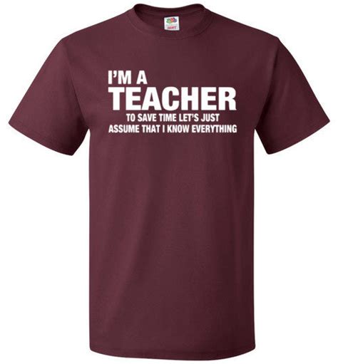 Im A Teacher Shirt Funny Teacher T Back To School Otzi Shirts