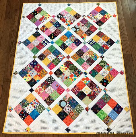 Doodlebugs And Rosebuds Quilts Polka Dot Baby Quilt