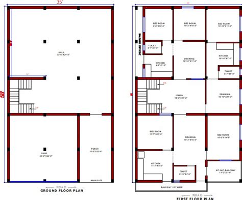 50x60 House Floor Plans Floorplansclick