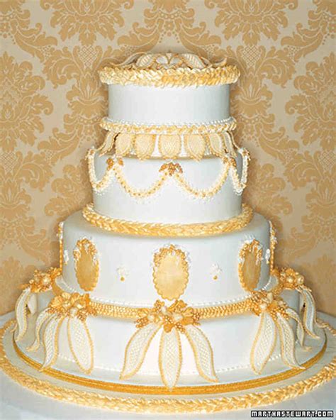 Traditional Wedding Cakes Martha Stewart Weddings