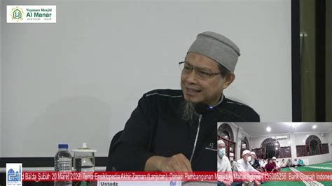 Ustadz M Ihsan Tanjung Pembahasan Ensiklopedia Akhir Zaman Lanjutan