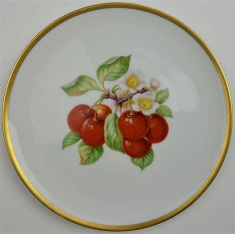 Hutschenreuther Selb Fruit Pattern On Favorit Cherries Salad