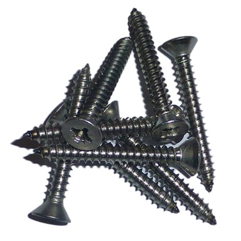 A2 Stainless Steel Countersunk Pozi Self Tapping Screws Stainless