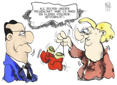Auch 2019 wurden die besten karikaturen und cartoons des jahres aus deutschland, österreich und der schweiz prämiert. Deutschland-Frankreich von Kostas Koufogiorgos | Politik ...