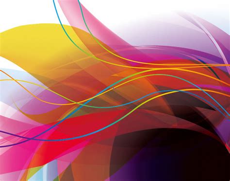 Bold Color Wave Abstract Background Welovesolo