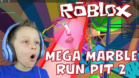 Roblox Mega Marble Run Pit 2 Kid Gaming Youtube