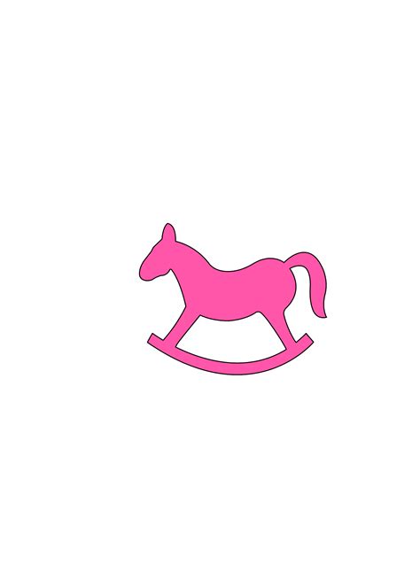 Pink Rocking Horse Clip Art At Vector Clip Art Online