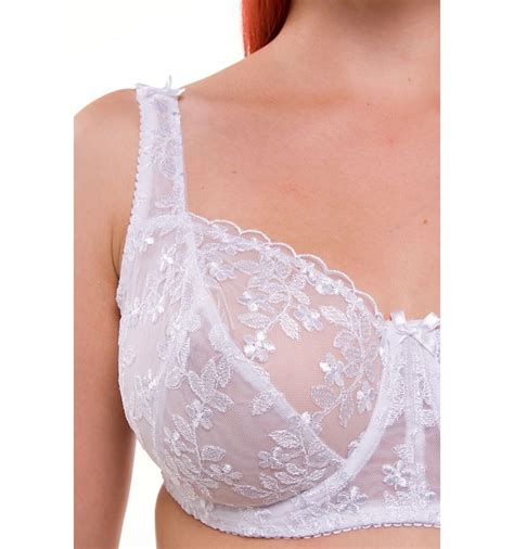 Ladies Plus Size Bras Sexy Lace Underwired Non Padded Large Full Cup