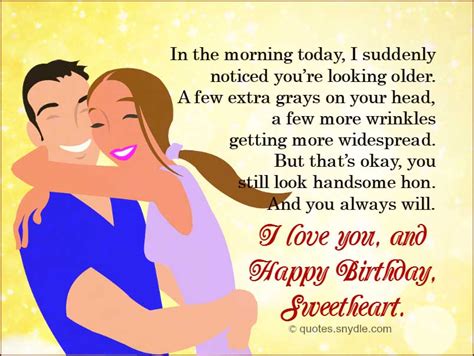 Happy Birthday Wishes For Husband Quotes