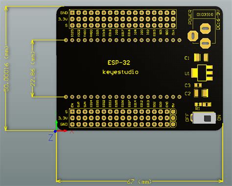Keyestudio Esp32 Io Shield For Arduino Esp32 Core Board