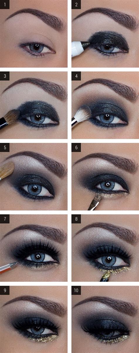 Excellent Black Eye Makeup Step By Step