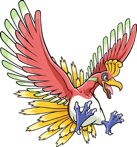 Ho Oh Pokémon Wiki Fandom Powered By Wikia Flying Type Pokemon