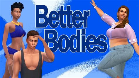 how to give your sims a better body sims 4 youtube
