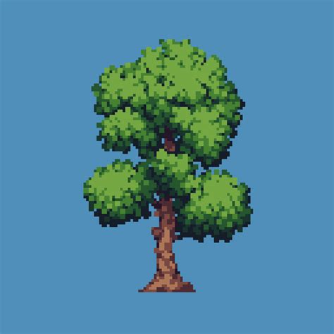 Pixel Art Tree Made In Class Rpixelart