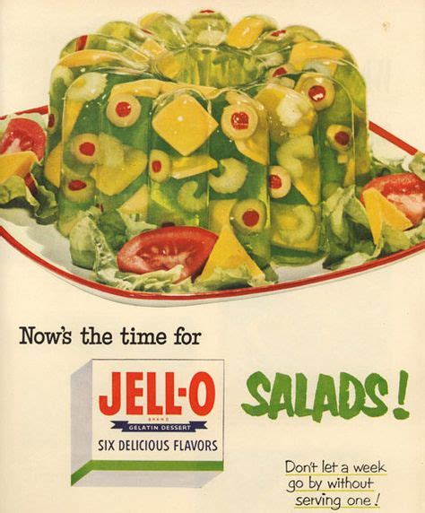 Jello Ad 1940s Jello Salad Jell O Jello Recipes
