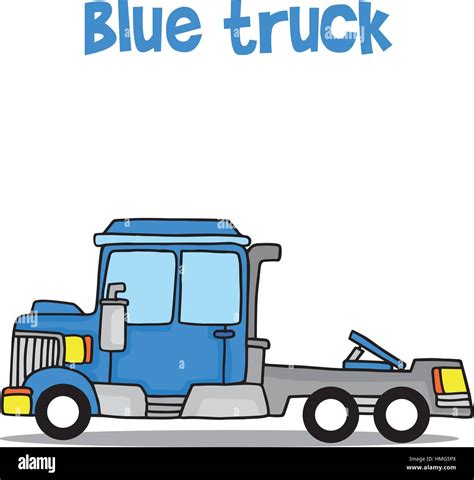 Illustration Of Blue Truck Transport Stock Vector Image And Art Alamy