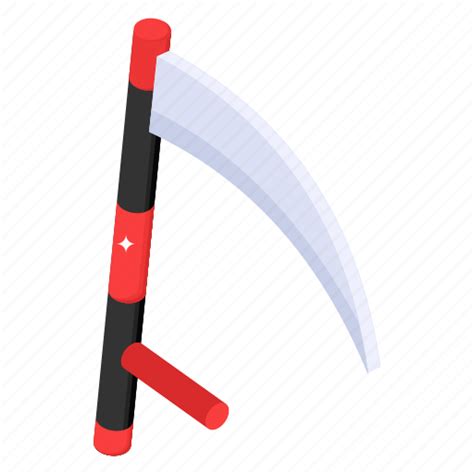 Scythe Weapon Halloween Scythe Farming Tool Reap Icon Download On