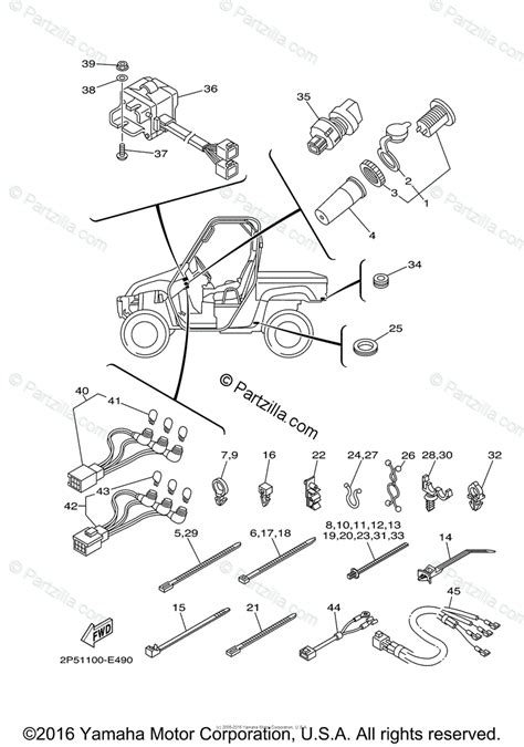 Yamaha Side By Side 2006 Oem Parts Diagram For Electrical 2