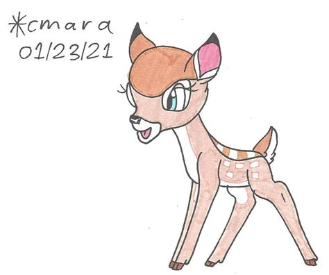 87151 Safe Artistcmara Faline Bambi Cervid Deer Mammal