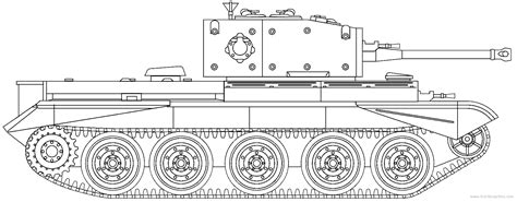 Tank A27m Cromwell Drawings Dimensions Figures Download Drawings