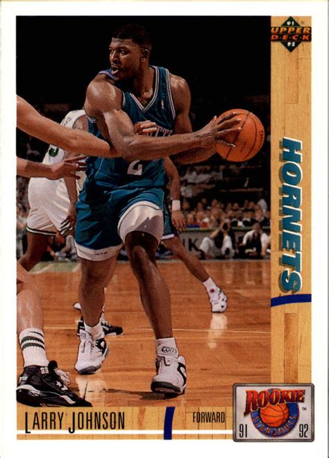 Check spelling or type a new query. 1991-92 Upper Deck Rookie Standouts Hornets Basketball Card #R26 Larry Johnson | eBay