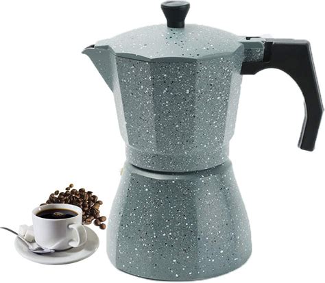 Vinekraft Espresso Maker Moka Pot Stove Top Coffee Pot 6 Cups300ml
