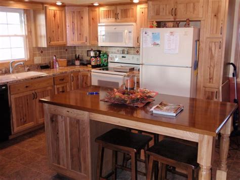 rustic hickory kitchen cabinets besto blog