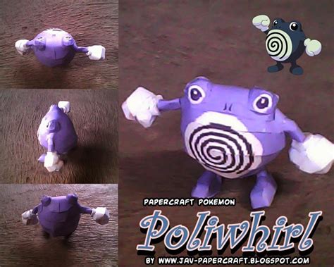 Ninjatoes Papercraft Weblog Papercraft Pokémon Poliwhirl