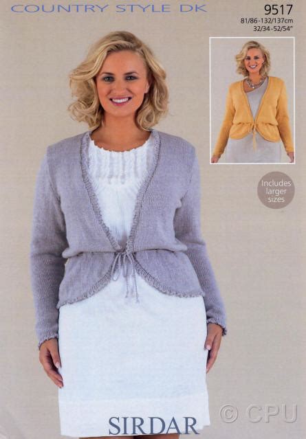 Sirdar Country Style Dk Pattern 9517 81 137 Cardigans