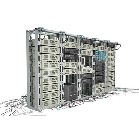 Data Server Rack And Chassis 3d Model Cgtrader