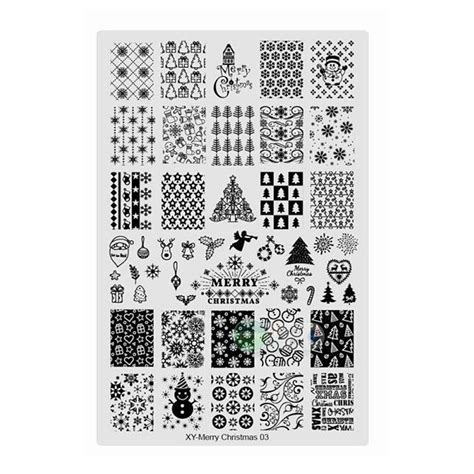 1pc Christmas Snowflake Template Stamping Image Plate Nail