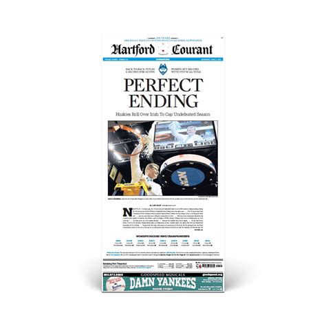 1 overall seed, and louisville, the no. 2014 UCONN Women's Basketball Championship Hartford Courant Front Page Poster | Shop the Tribune ...