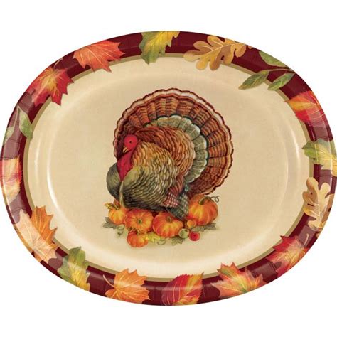 Turkey Traditions Inch Oval Plates Party At Lewis Elegant Party