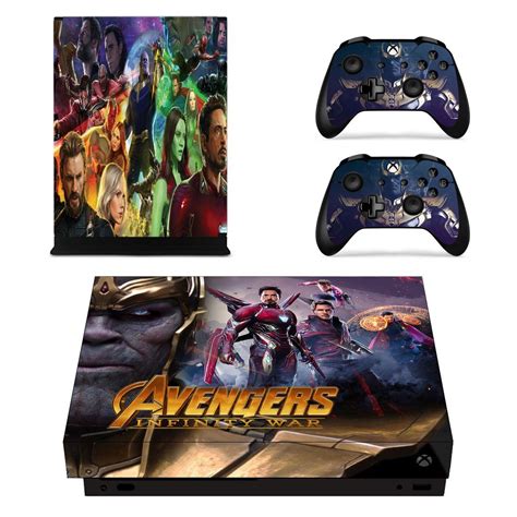 Controllers Skin Sticker Avengers Infinity War Xbox One X