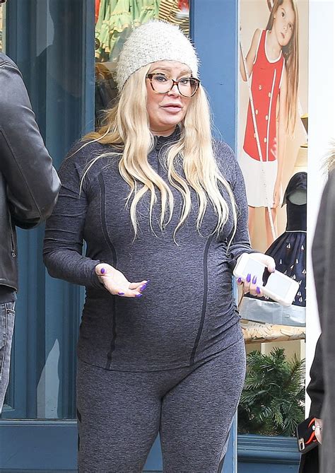Pregnant Jenna Jameson Out Shoping In Los Angeles Hawtcelebs