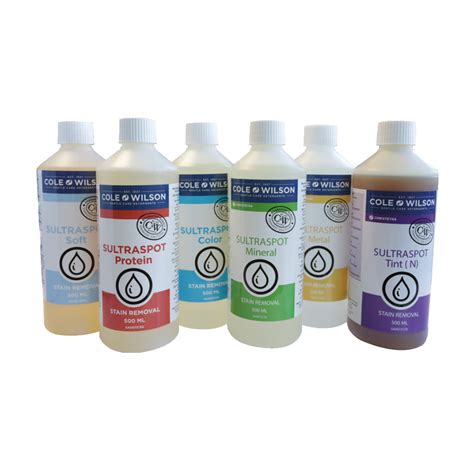 Candw Sultraspot 6 Bottle Spotting Kit Lynx Dry Cleaning Supplies Ltd