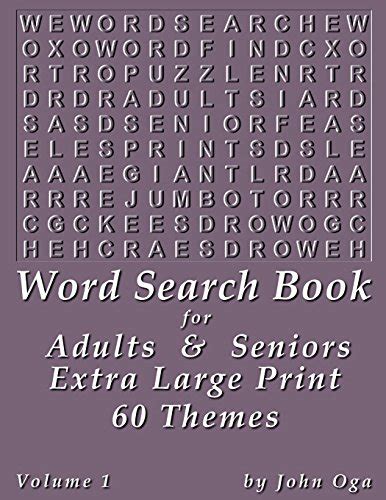 Word Search Book For Adults And Seniors Extra Large Print