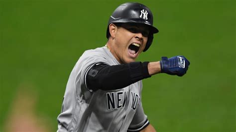 Mlb Playoffs Yankees Rally To Sweep Indians Advance To Alds