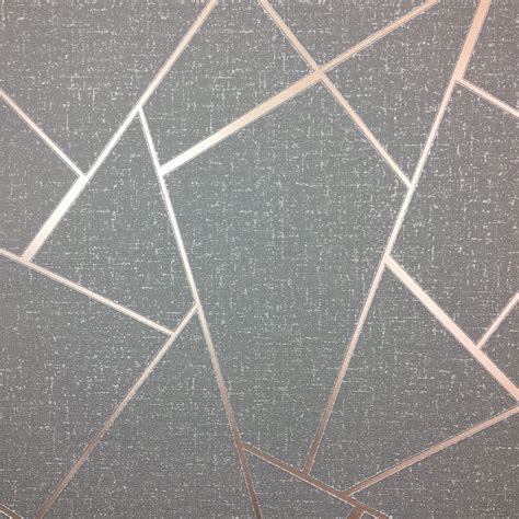 Fine Decor Quartz Fractal Copper Wallpaper Fd42283