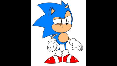Sonic Mania Adventures Drawing Classic Sonic In Auto Cad Youtube