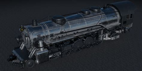 Old Locomotive With Substance Painter Texture 3d Model Cgtrader