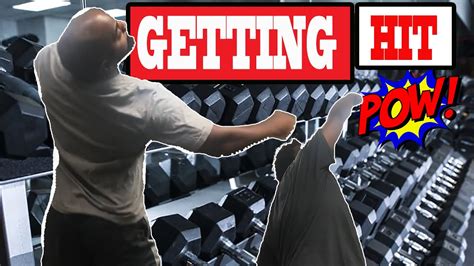 Getting Hit In The Gym Youtube