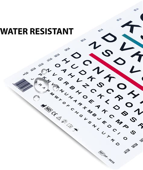 Buy Snellen Visual Acuity Eye Chart For 10 Feet Chart 14 X 9 Inches