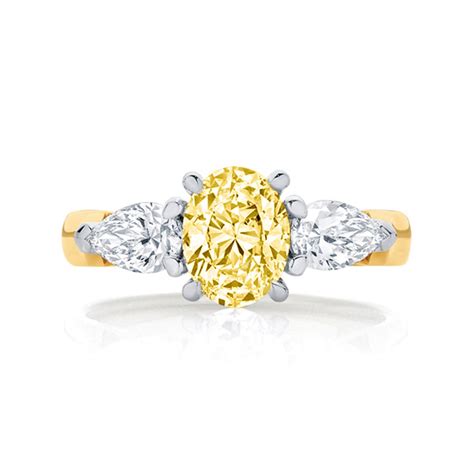 Yellow Diamond Rings Made In Australia Larsen Jewellery