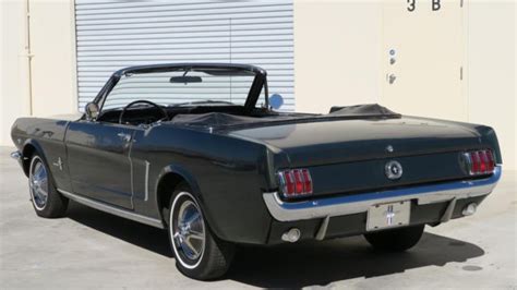 1965 Ford Mustang Convertible 289 C Code Ivy Green Ps Pwr Brakes