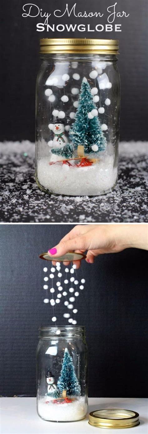Diy Mason Jar Snowglobe Snow Globes Are The Perfect Representation Of