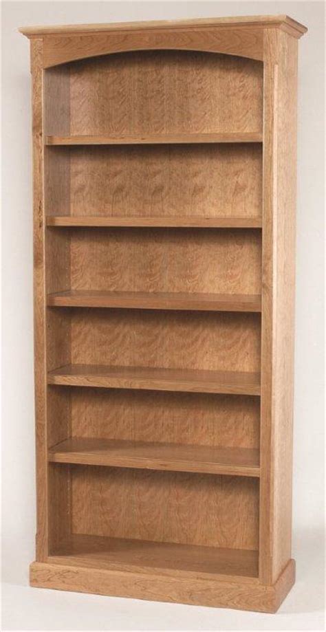 Solid Wood Shaker Style Bookcase From Dutchcrafters Amish Furniture