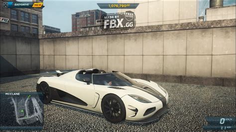Need For Speed Most Wanted Koenigsegg Agera R Final Race Youtube